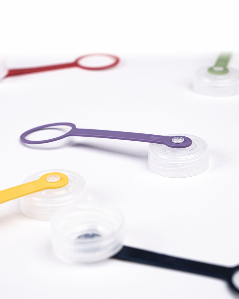 Bouchon translucide + imperdable (jaune)